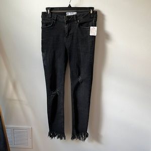 Free people black jeans!